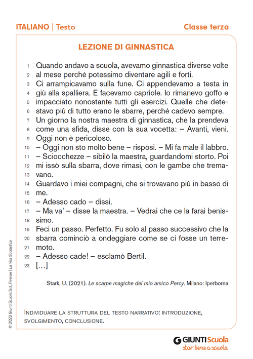 Lezione di ginnastica | Giunti Scuola Lezione di ginnastica | Giunti Scuola
