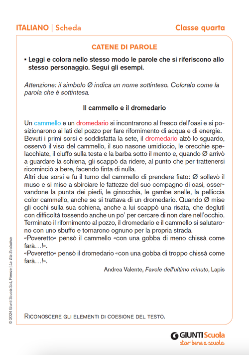Catene di parole | Giunti Scuola Catene di parole | Giunti Scuola