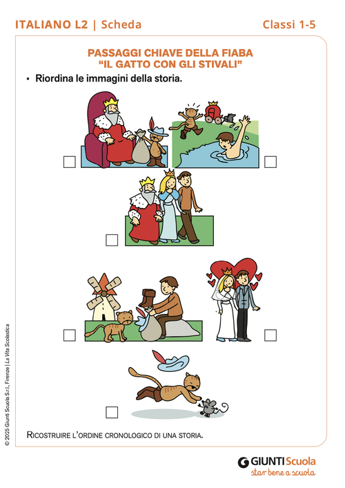 Passaggi chiave della fiaba "Il gatto con gli stivali" | Giunti Scuola