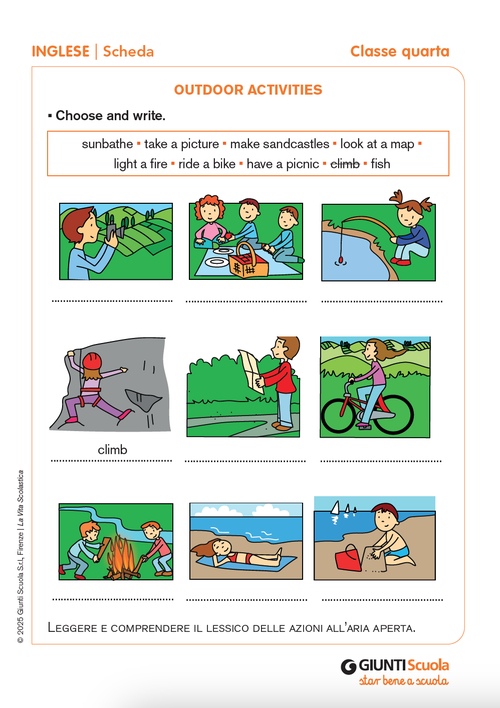 Outdoor activities | Giunti Scuola Outdoor activities | Giunti Scuola