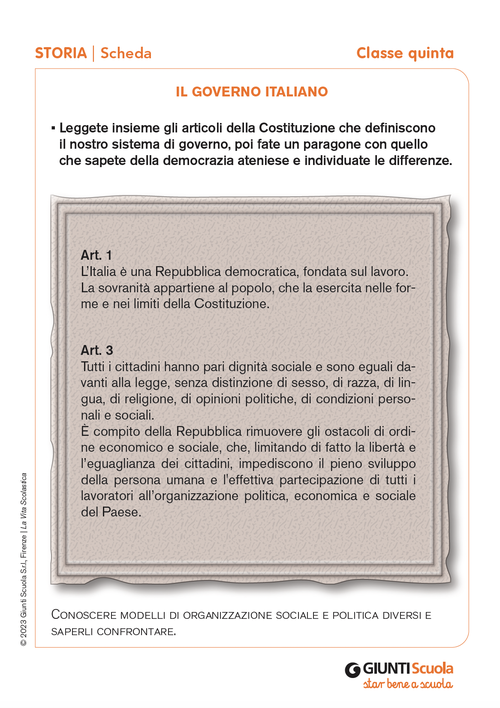 Il governo italiano | Giunti Scuola Il governo italiano | Giunti Scuola