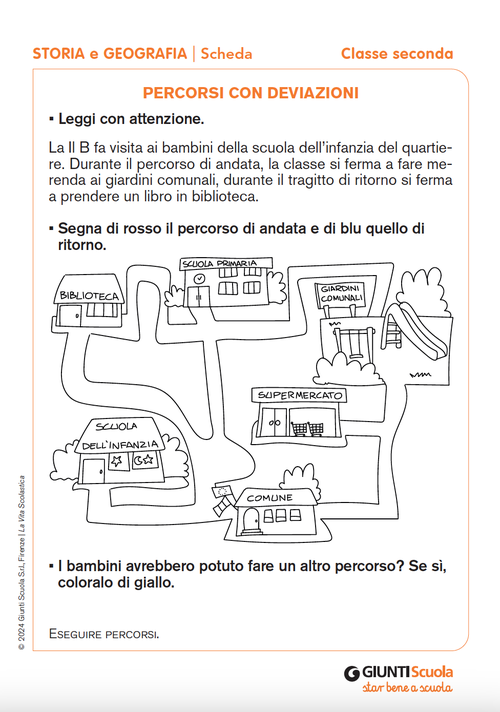 Percorsi con deviazioni | Giunti Scuola