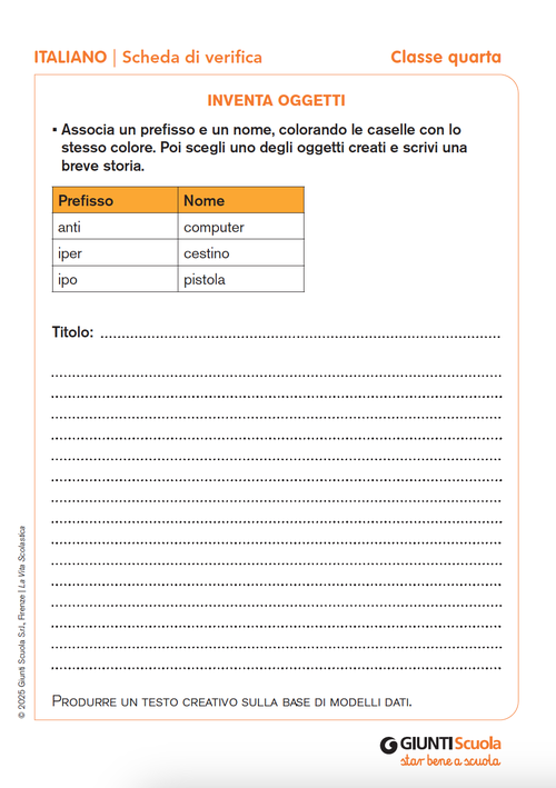 Inventa oggetti | Giunti Scuola Inventa oggetti | Giunti Scuola