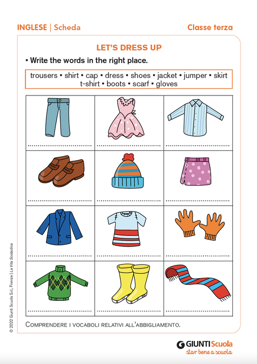 Let's dress up | Giunti Scuola Let's dress up | Giunti Scuola
