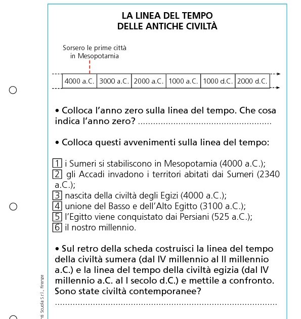 La linea del tempo delle antiche civiltà La linea del tempo delle antiche civiltà Giunti Scuola La linea del tempo delle antiche civiltà La linea del tempo delle antiche civiltà Giunti Scuola