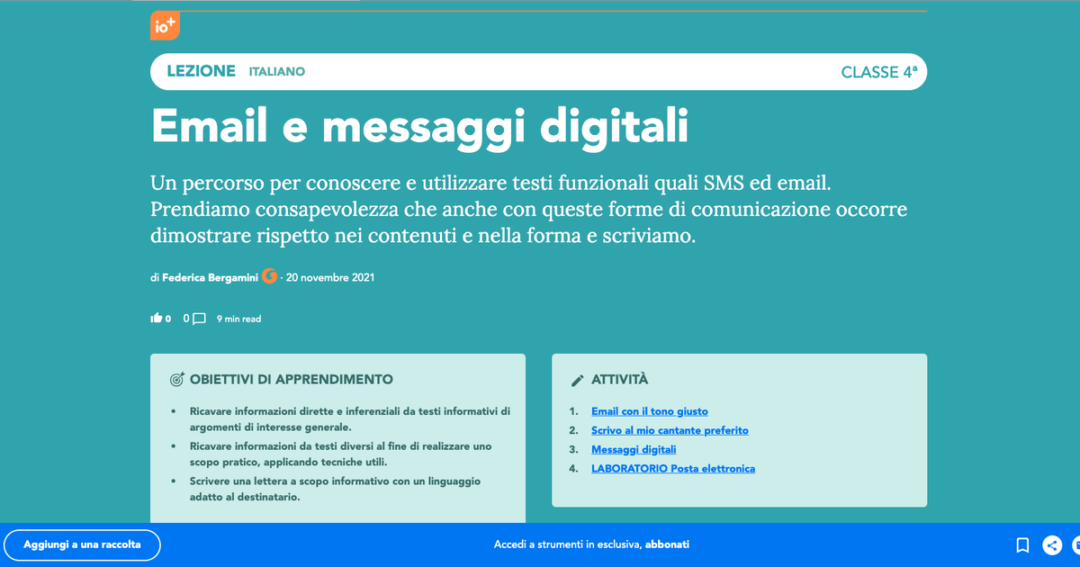 Email e messaggi digitali | Giunti Scuola