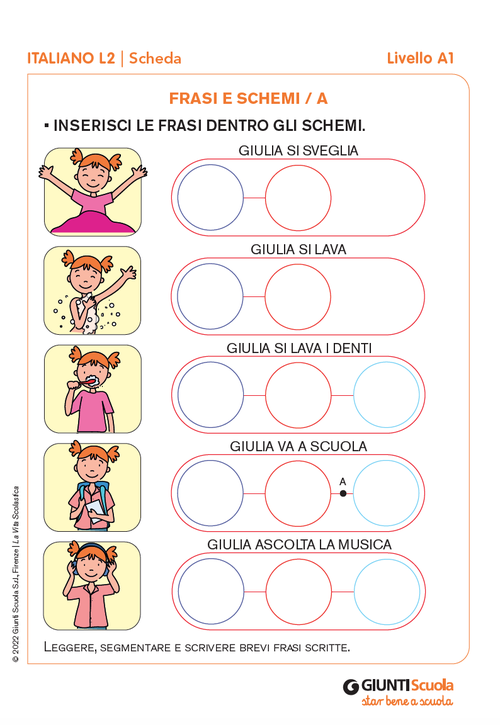 Frasi e schemi / A | Giunti Scuola Frasi e schemi / A | Giunti Scuola