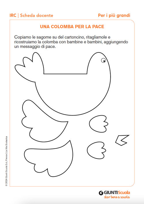 Una colomba per la pace | Giunti Scuola Una colomba per la pace | Giunti Scuola