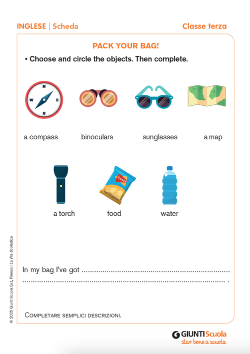 Pack your bag! | Giunti Scuola