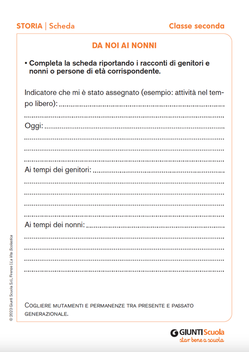 Da noi ai nonni | Giunti Scuola Da noi ai nonni | Giunti Scuola