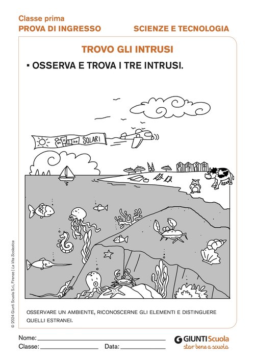 Trovo gli intrusi | Giunti Scuola Trovo gli intrusi | Giunti Scuola