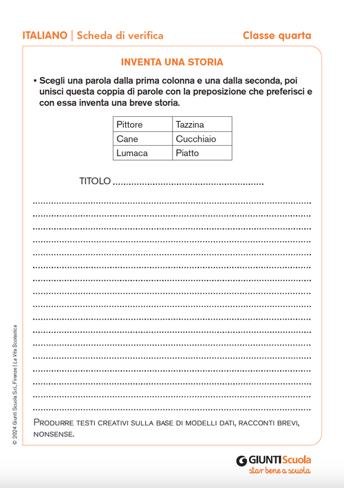 Inventa una storia | Giunti Scuola