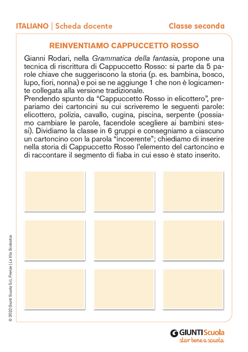 Reinventiamo Cappuccetto rosso | Giunti Scuola Reinventiamo Cappuccetto rosso | Giunti Scuola