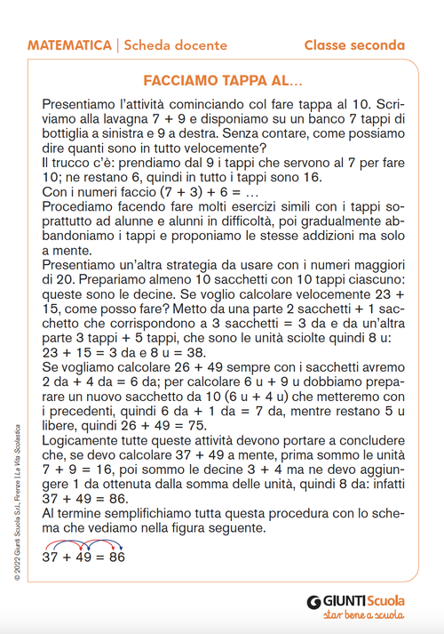 Facciamo tappa al... | Giunti Scuola
