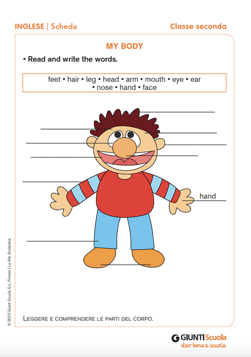 My body | Giunti Scuola My body | Giunti Scuola