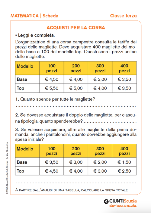 Acquisti per la corsa | Giunti Scuola Acquisti per la corsa | Giunti Scuola
