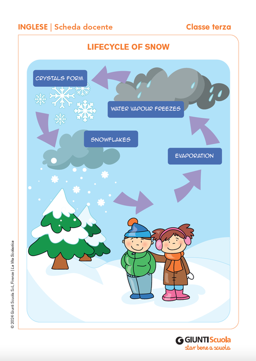 Life cycle of snow | Giunti Scuola Life cycle of snow | Giunti Scuola