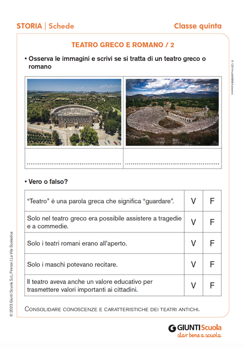 Teatro greco e romano / 2 | Giunti Scuola