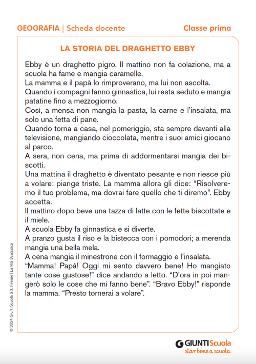 La storia del draghetto Ebby | Giunti Scuola La storia del draghetto Ebby | Giunti Scuola