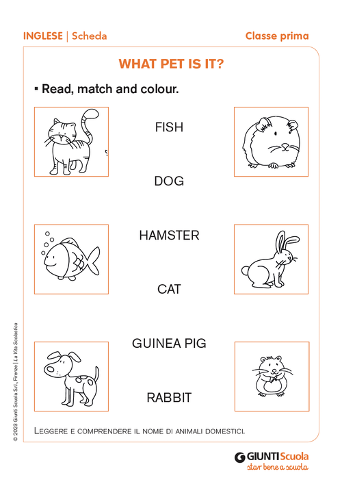What pet is it? | Giunti Scuola What pet is it? | Giunti Scuola