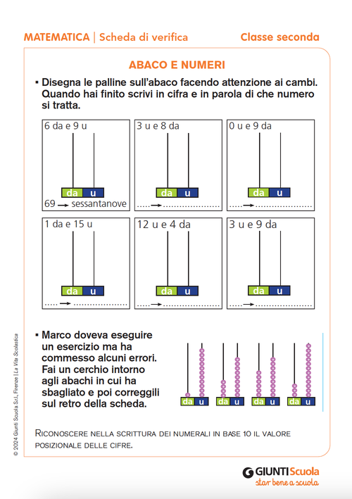 Abaco e numeri | Giunti Scuola