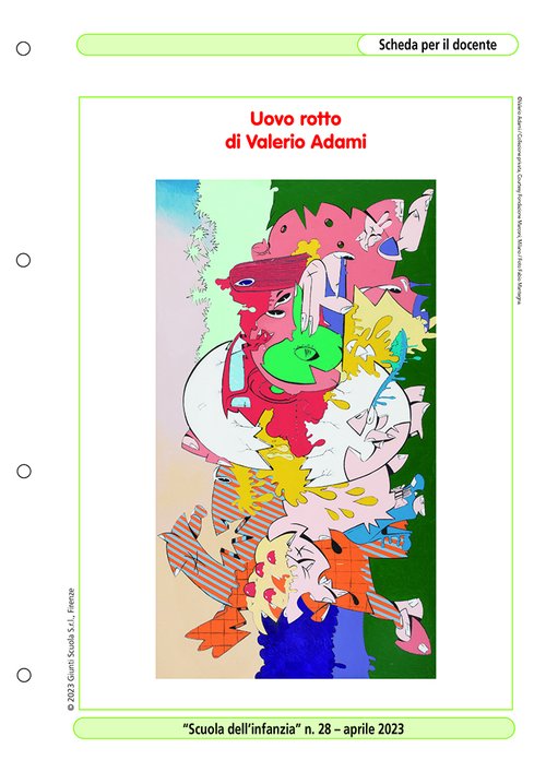 “Uovo rotto" di Valerio Adami | Giunti Scuola “Uovo rotto" di Valerio Adami | Giunti Scuola
