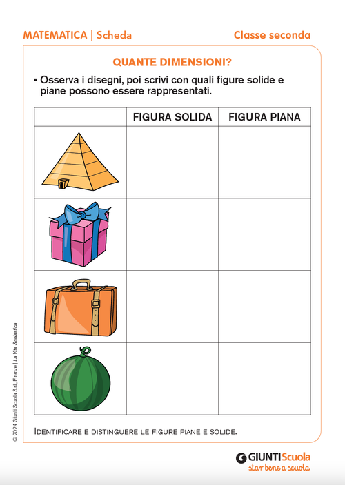 Quante dimensioni? | Giunti Scuola Quante dimensioni? | Giunti Scuola