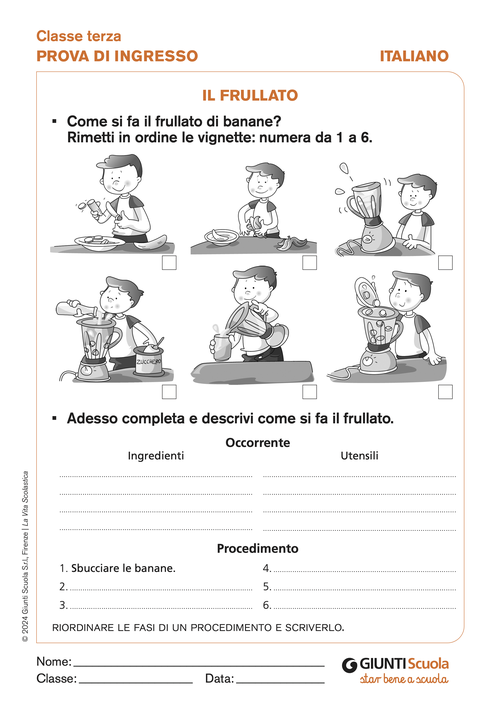 Il frullato | Giunti Scuola Il frullato | Giunti Scuola