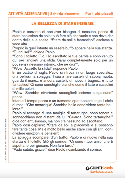 La bellezza di stare insieme | Giunti Scuola