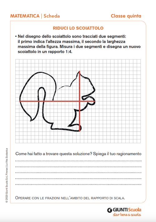 Riduci lo scoiattolo | Giunti Scuola Riduci lo scoiattolo | Giunti Scuola