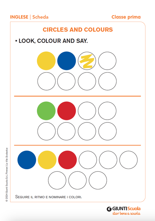 Circles and colours | Giunti Scuola Circles and colours | Giunti Scuola