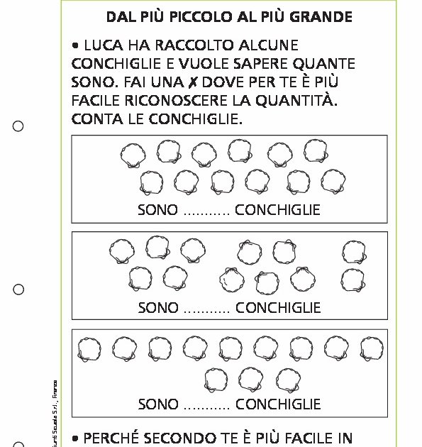 Dal più piccolo al più grande Dal più piccolo al più grande Giunti