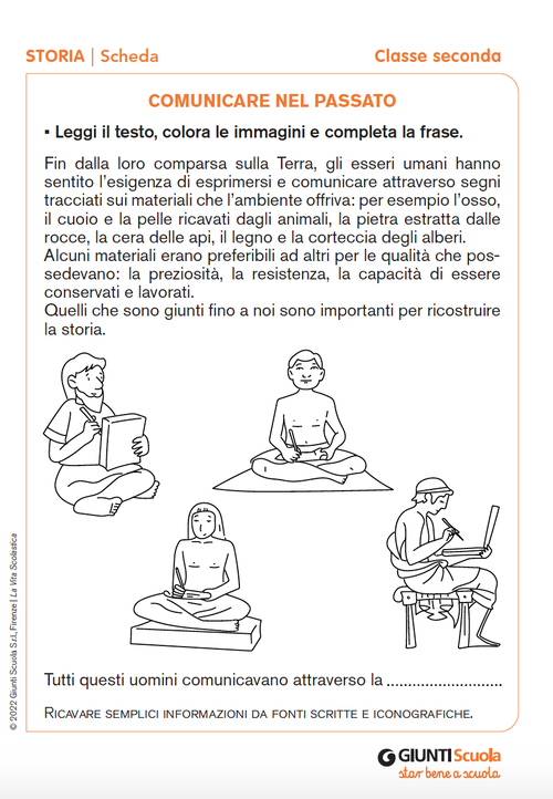Comunicare nel passato | Giunti Scuola