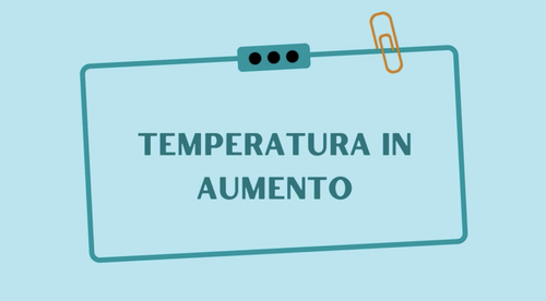 Temperatura in aumento | Giunti Scuola Temperatura in aumento | Giunti Scuola