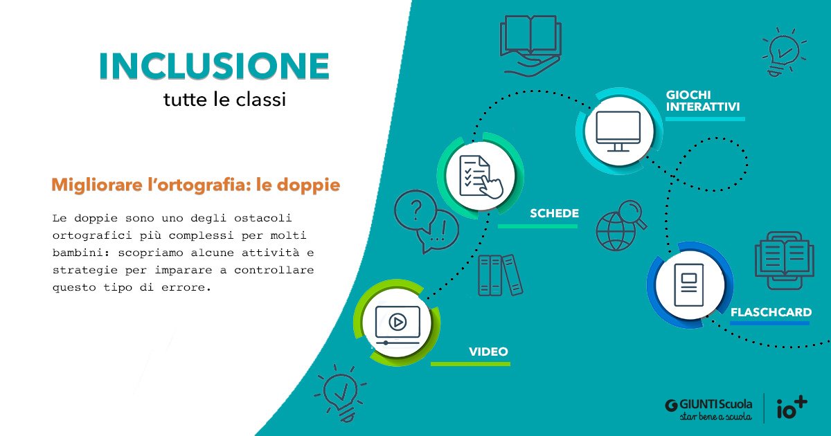 Migliorare l'ortografia: le doppie | Giunti Scuola