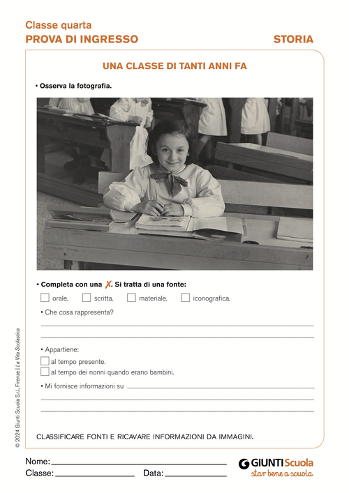Una classe di tanti anni fa | Giunti Scuola Una classe di tanti anni fa | Giunti Scuola