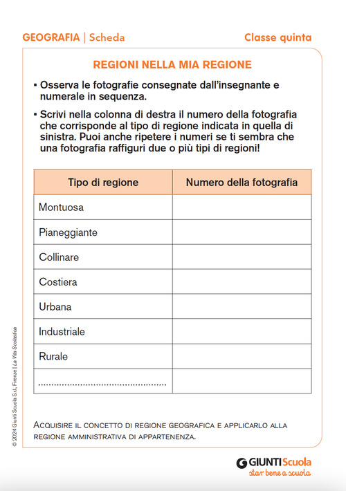 Regioni nella mia regione | Giunti Scuola Regioni nella mia regione | Giunti Scuola