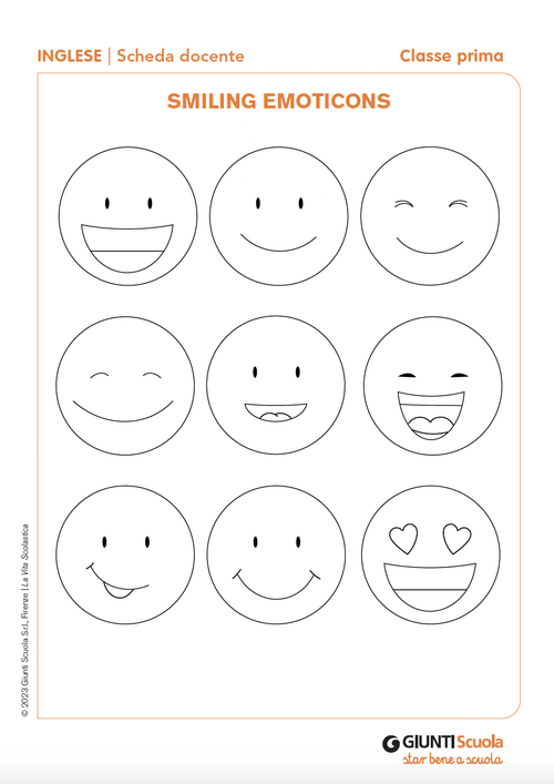 Smiling emoticons | Giunti Scuola Smiling emoticons | Giunti Scuola
