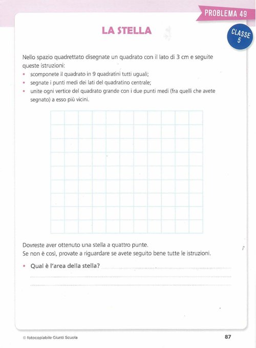 Problema | La stella | Giunti Scuola Problema | La stella | Giunti Scuola