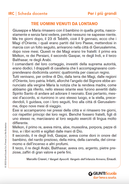 Tre uomini venuti da lontano | Giunti Scuola Tre uomini venuti da lontano | Giunti Scuola