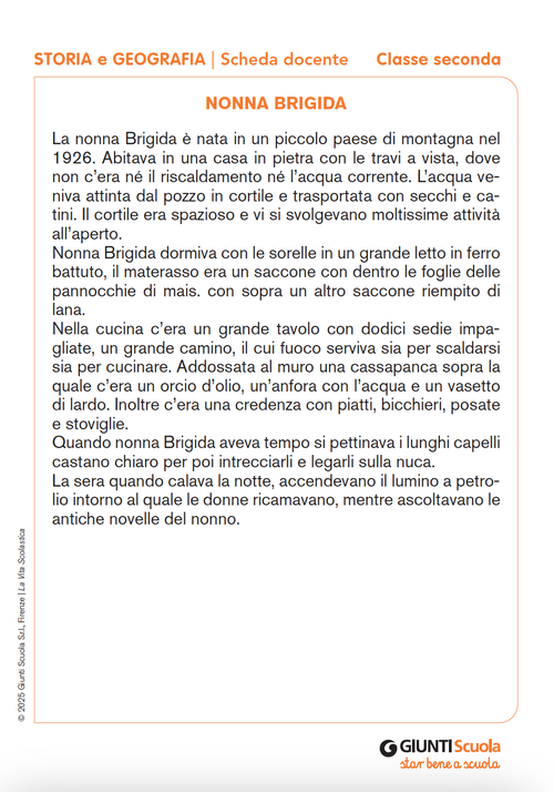 Nonna Brigida | Giunti Scuola Nonna Brigida | Giunti Scuola