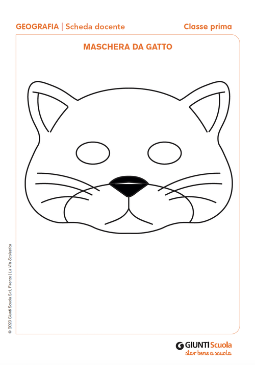 Set Costume Da Gatto Con Maschera, Coda, Fascia E Guanti - Marrone Rossastro Per Halloween E Carnevale