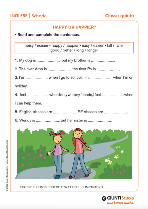 Happy or happier? | Giunti Scuola Happy or happier? | Giunti Scuola