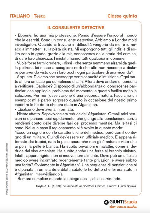 Il consulente detective | Giunti Scuola Il consulente detective | Giunti Scuola