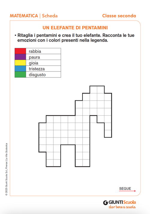 Un elefante di pentamini | Giunti Scuola Un elefante di pentamini | Giunti Scuola