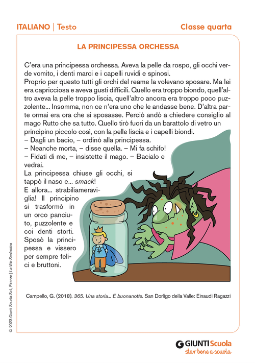 La principessa orchessa | Giunti Scuola La principessa orchessa | Giunti Scuola