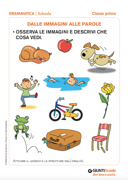 Dalle immagini alle parole | Giunti Scuola Dalle immagini alle parole | Giunti Scuola