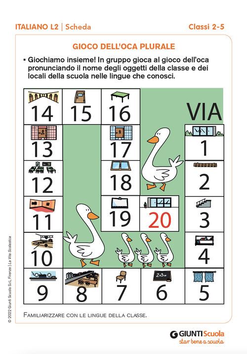 Gioco dell'oca plurale | Giunti Scuola Gioco dell'oca plurale | Giunti Scuola
