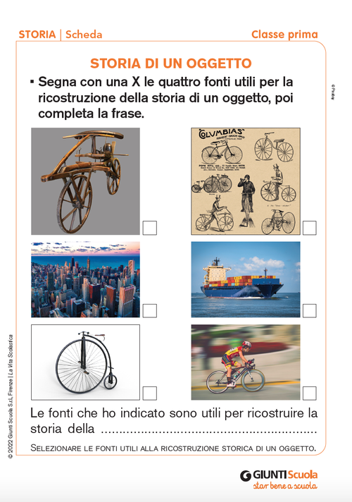 Storia di un oggetto | Giunti Scuola Storia di un oggetto | Giunti Scuola