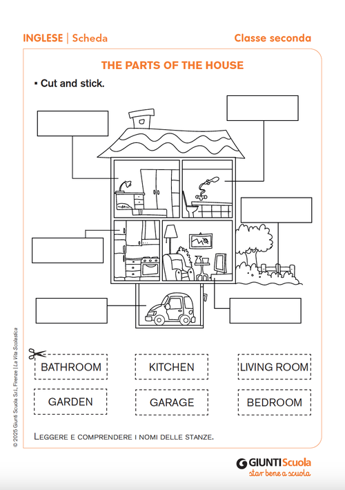 The parts of the house | Giunti Scuola The parts of the house | Giunti Scuola